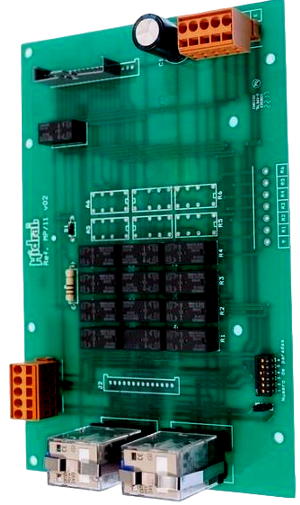 Плата MP/11 v02 (на 4 остановки)  HIDRAL.