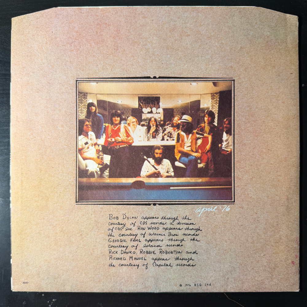 Eric Clapton ‎– No Reason To Cry (Скандинавия 1976г.) Т