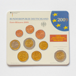 Germany 2009 Year Set (A, D, F, G, J) + 5 x 2 Euro: "Ludwigskirche in Saarbrücken" and "10th Anniversary of Economic and Monetary Union"