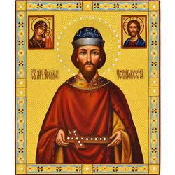 Феодор Черниговский. Рукописная икона.