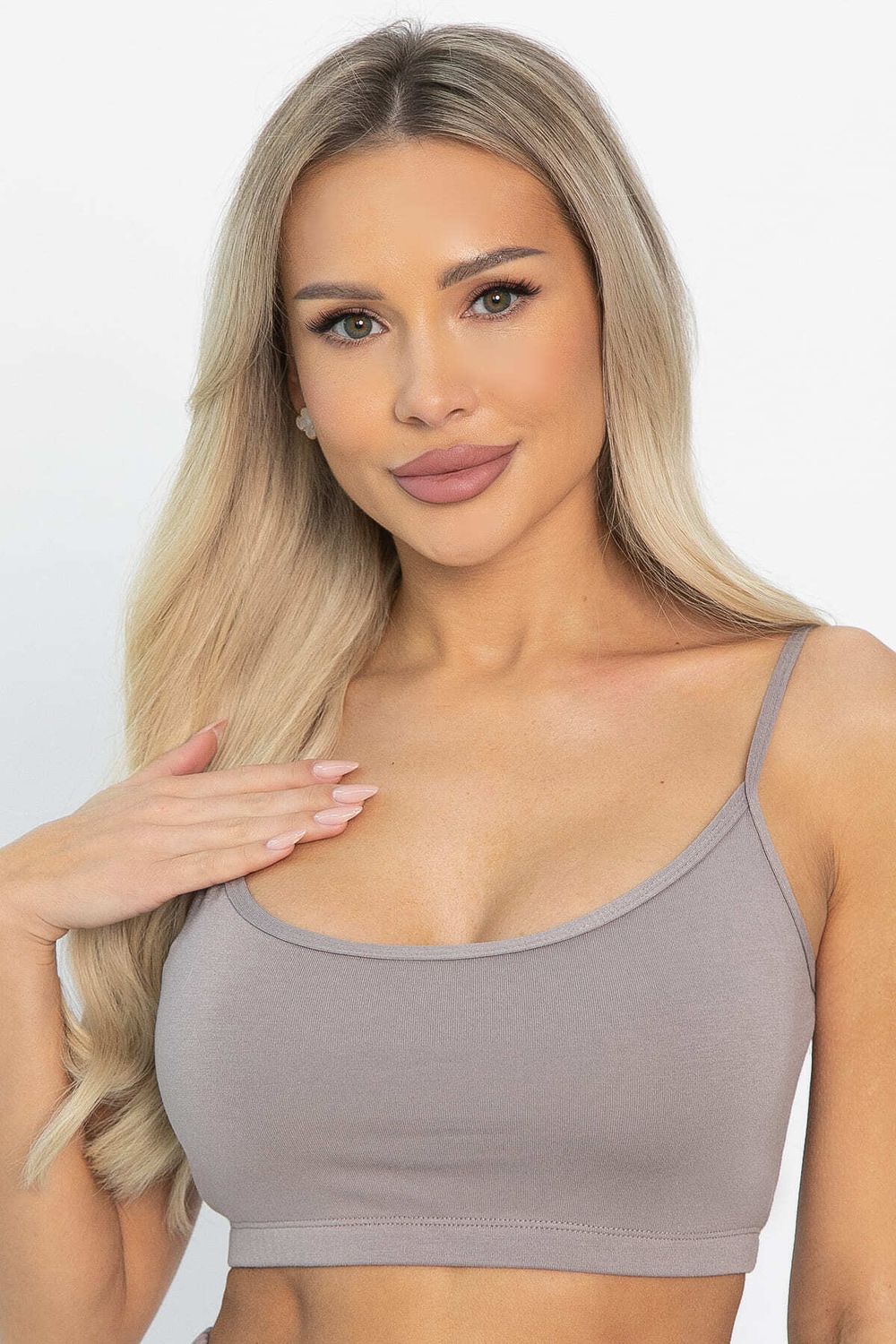 Кроп-топ Шелк вискозы (латте) Б14506-52М LT Collection