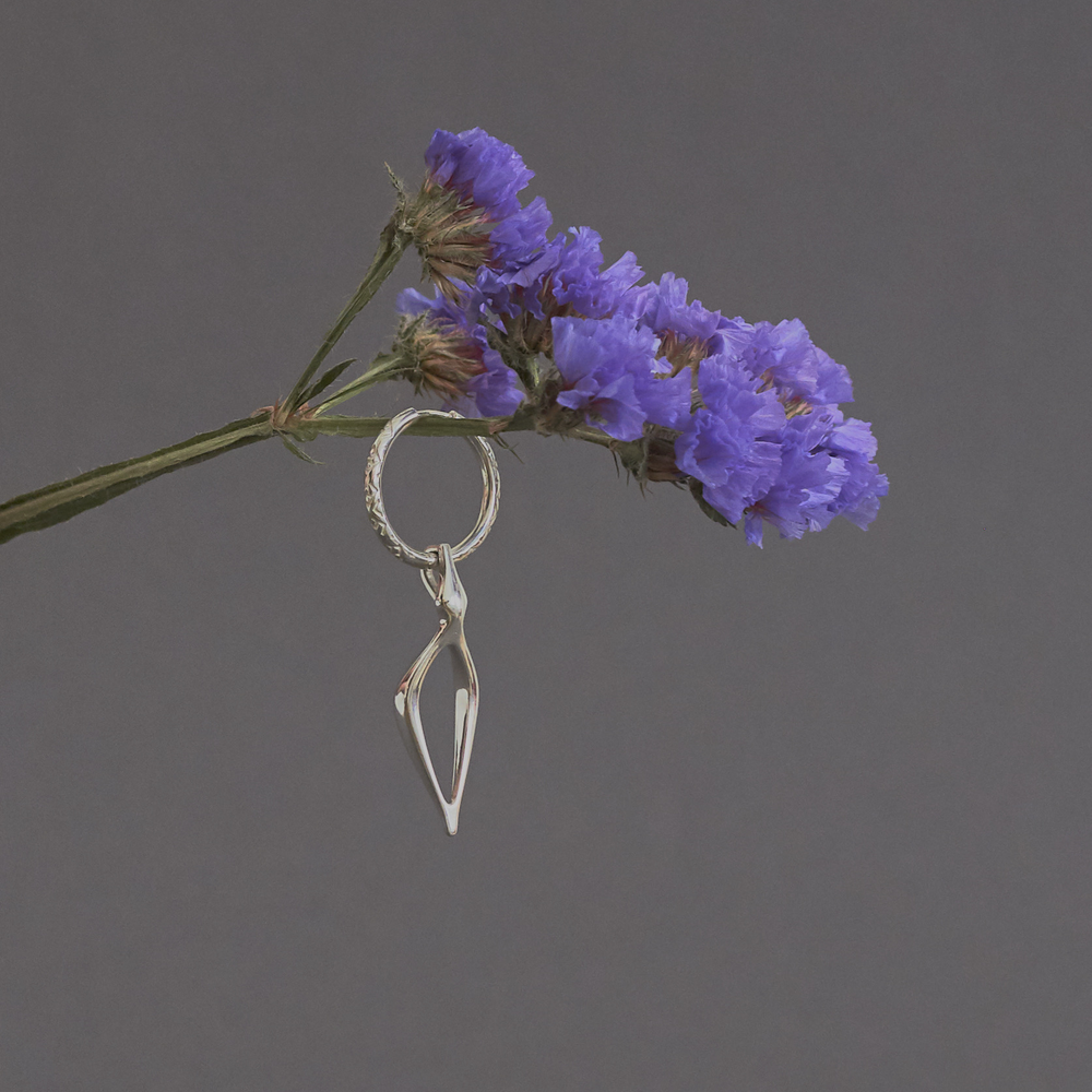 Моносерьга-кликер Armas с подвеской Ukko