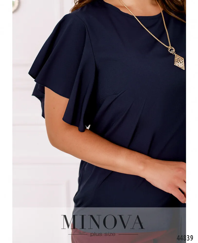 Блуза 2253-темно-синий Minova