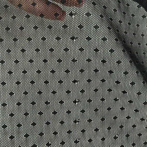 Уценка! Сетка эластичная черная "Ромбы", Турция