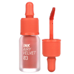 Peripera, Ink Airy бархатный тинт для губ, оттенок 03 оранжево-коралловый, 4 г (0,14 унции)