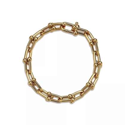 Браслет из жёлтого золота 18k,Tiffany ⚜️Hard Wear medium link