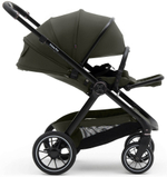 Коляска Agex Prima Pro 3 в 1 с автокреслом i-Team ATG080 Grey APF664 Green (Зеленый)