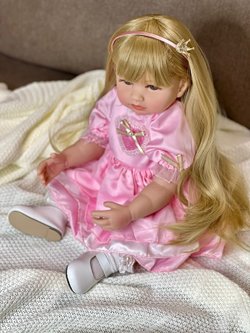 Кукла Реборн виниловая 55см в пакете (FA-272A)