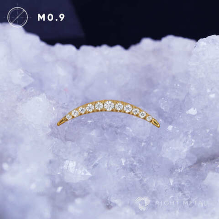 Cheshire Moon Crystal PVD Yellow