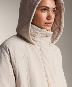 Oysho Длинная стеганая куртка FELLEX® с AEROGEL, норка