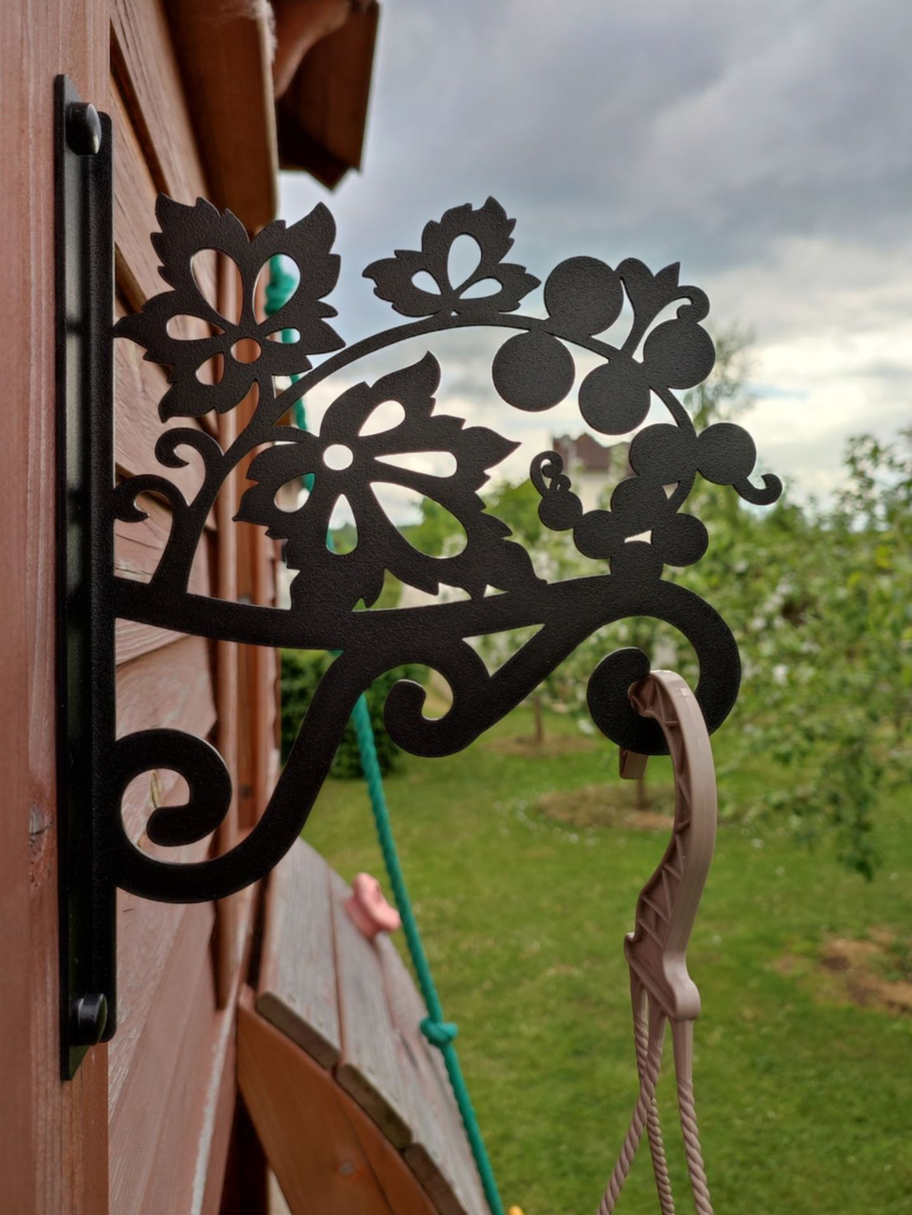 Настенный держатель Смородина, для подвесного кашпо, цветов, фонаря, крепление, кронштейн, подставка, подвес