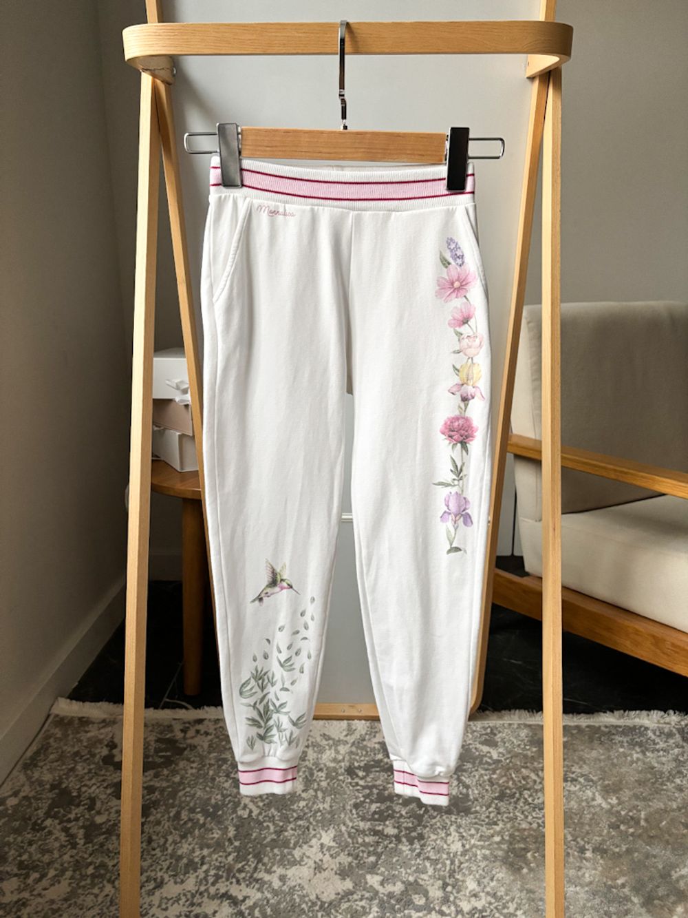 Хлопковые брюки Monnalisa, 128