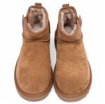 UGG Mens Classic Ultra Mini Zip Boot Chestnut