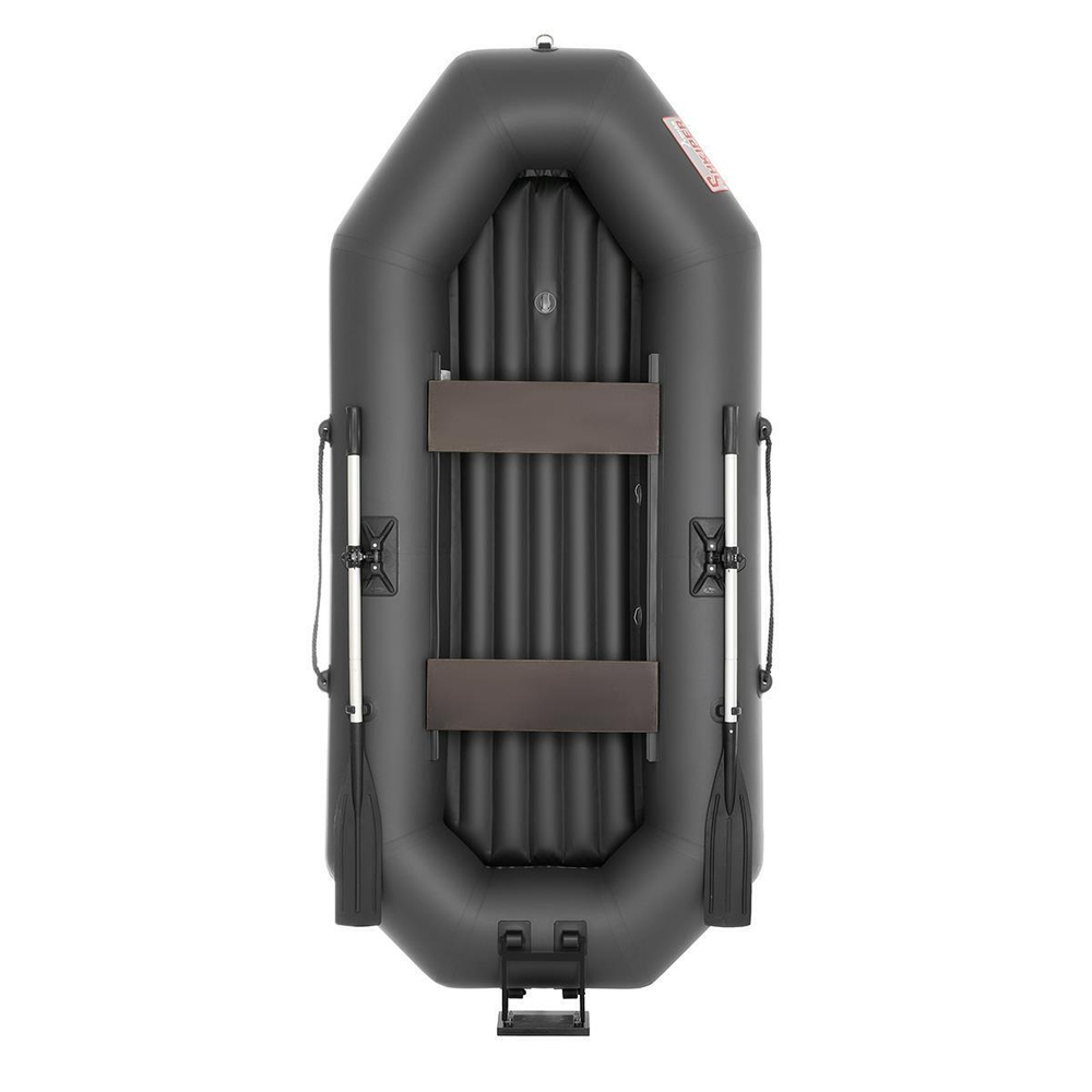 Лодка надувная для рыбалки Тонар Шкипер А280 надувное дно зеленый