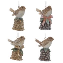 GAEM Фигурка декоративная подвесная "Птичка", L5 W4 H7 см, 4в.
