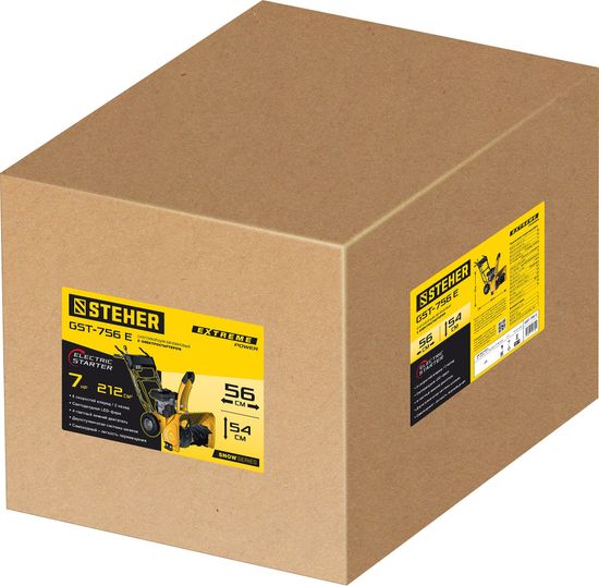 Бензиновый снегоуборщик "STEHER" GST-756E