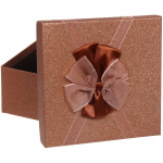 Коробка подарочная «Изящный бант» 17,5*17,5*8 см