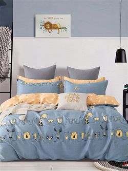 Постельное белье "Оттава/Yellow" 1,5-сп Наволочка 50х70 см 1 шт Простынь 150х215 см Пододеяльник 145х215 см, перкаль