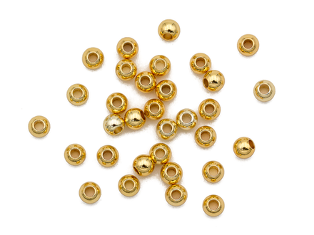 Бусины металлические 4мм (20 штук)