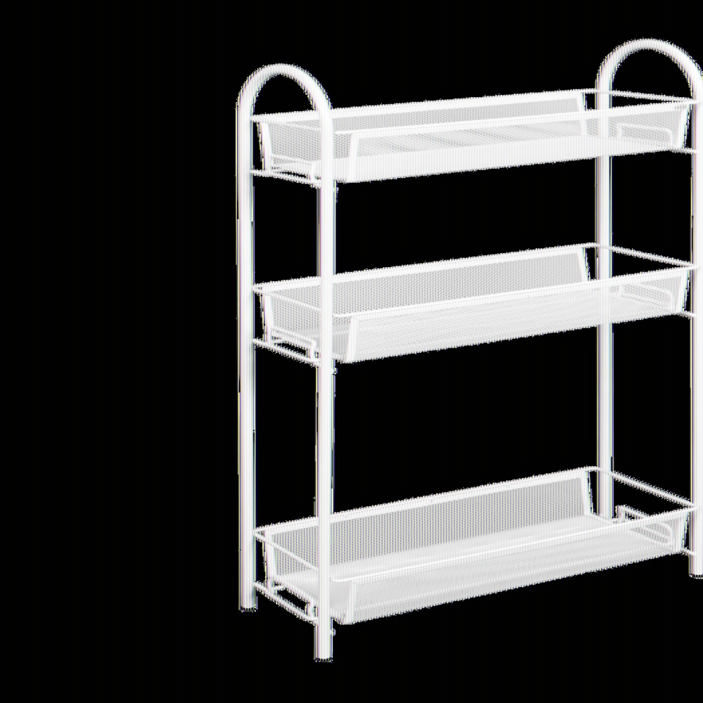 Этажерка 3х-секционная «Ладья 13», цвет белый, 43*17*75,5см