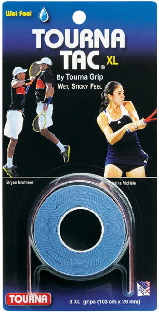 Теннисные намотки Tourna Tac XL 3P - blue