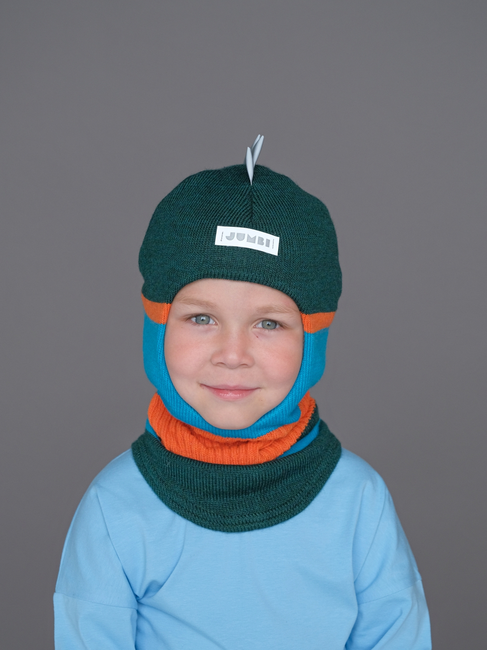 Шлем весенний/осенний вязаный (Мармелад) ОРЕО