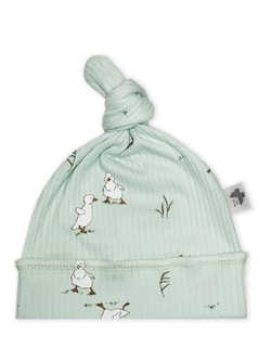 Шапочка Узелок Утята Рубчик Нефрит RinaAmari