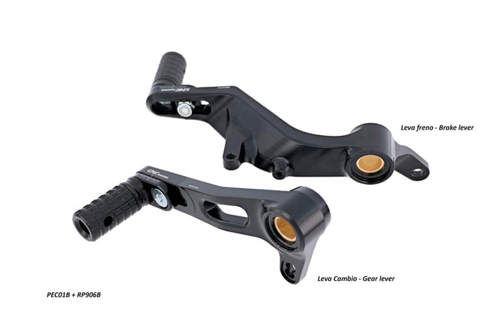 PEC01B-RP906B CNC RACING GEAR/REAR BRAKE LEVERS COMP