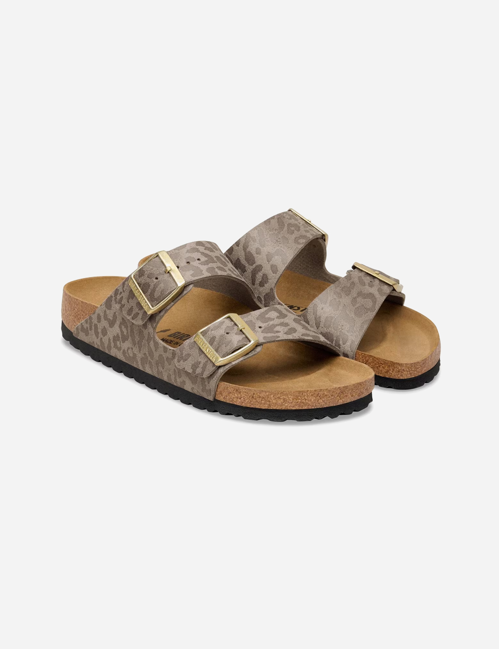 Birkenstock Arizona Sandals W "Leo Grey Taupe"