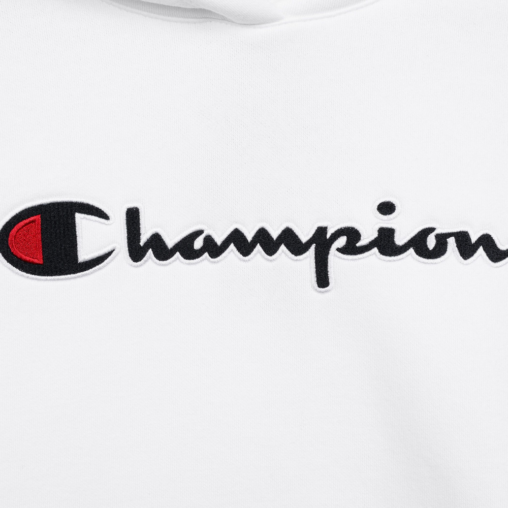 114859 Толстовка CHAMPION Hooded Sweatshirt (WHT) белый