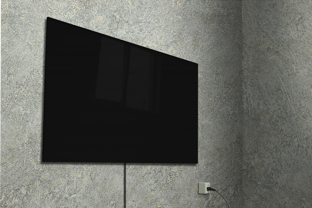 Инфракрасный обогреватель Теплофон Glassar 0,6 кВт (ЭРГН-0,6) черный