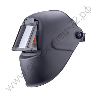 Маска сварщика ГЛАДИАТОР черная С5  (пр-во FoxWeld) с откидным стеклом