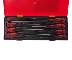 Набор отверток силовых SL 6шт.,PH 2шт. 8 предметов JTC