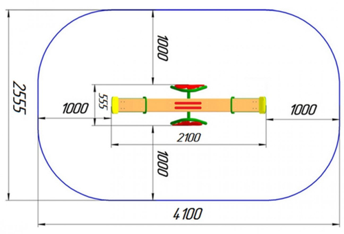 Качалка-балансир Детская КБ-01Д