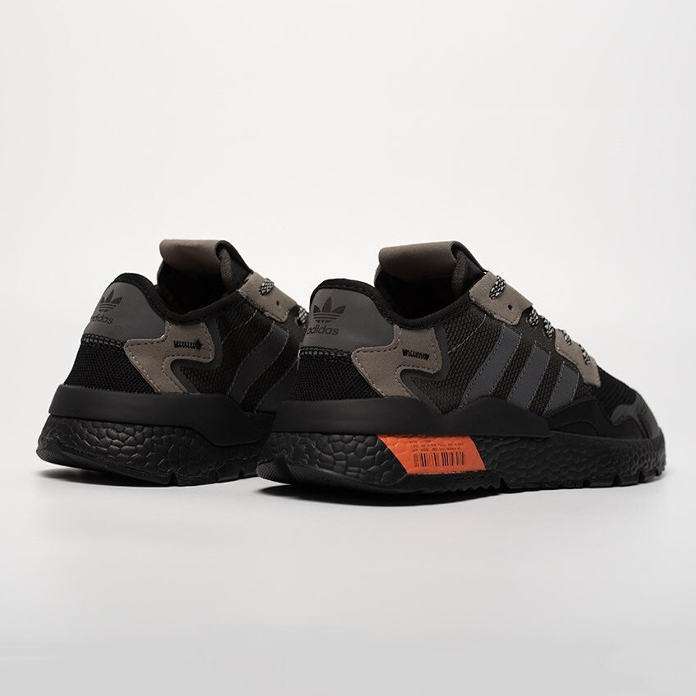 кроссовки Adidas Nite Jogger Black / Grey / Orange Code