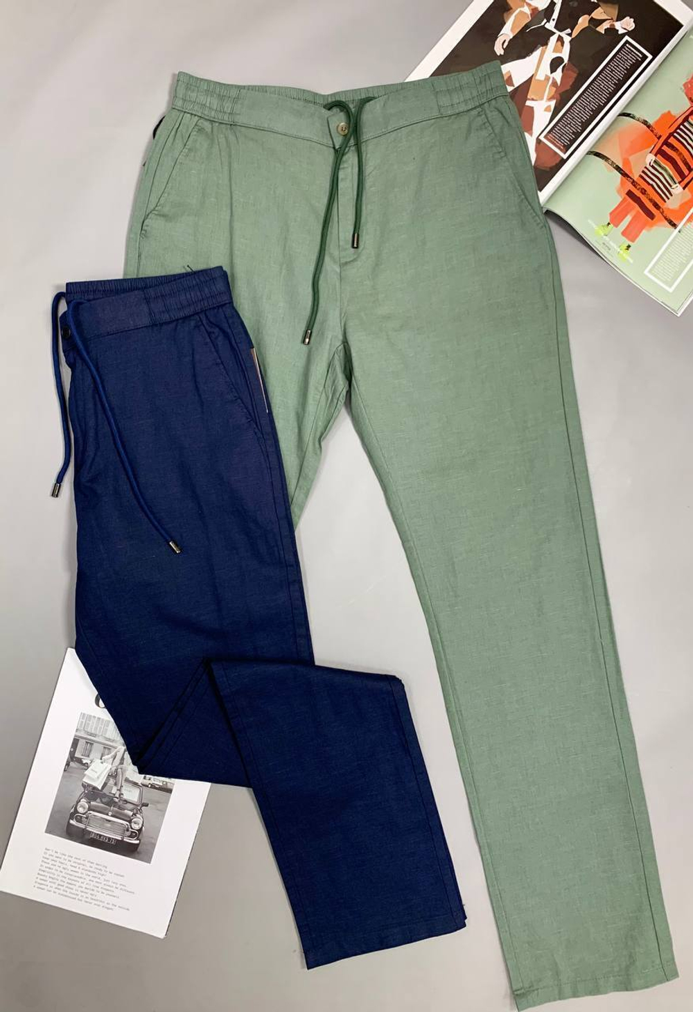 Льняные брюки Kiton