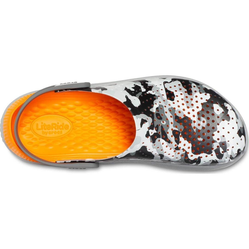 Сабо Crocs LiteRide Clog Camo Light Grey