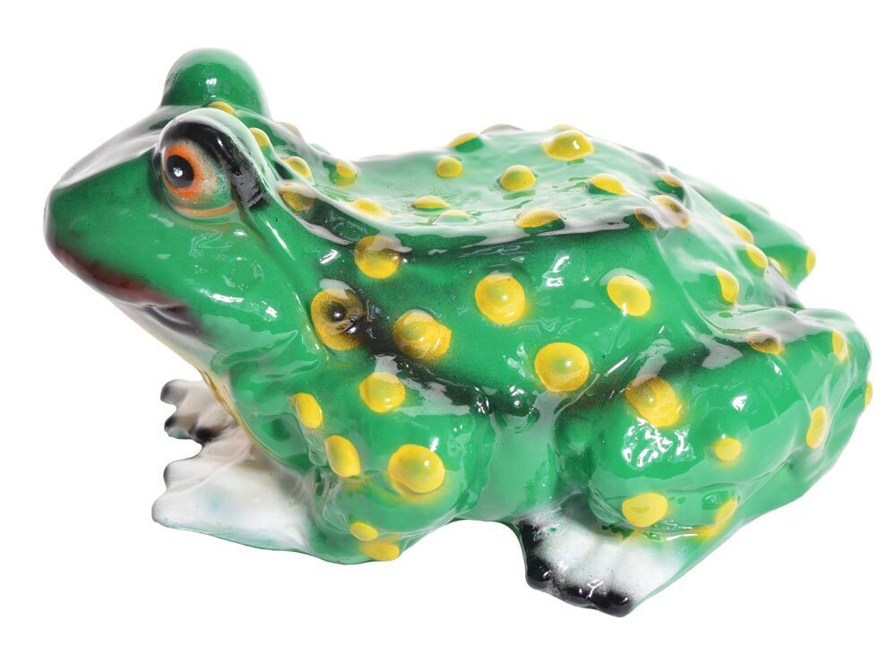 Фигура садовая Жаба малая глянец 17см
