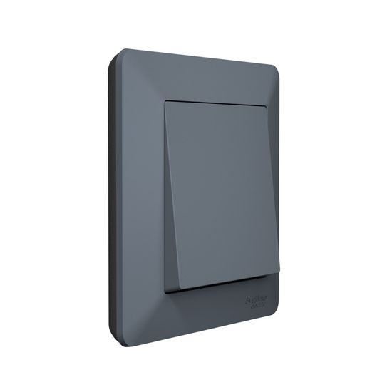 Рамка 1-м AtlasDesign Air грифель/дым. черн. SE ATN220701