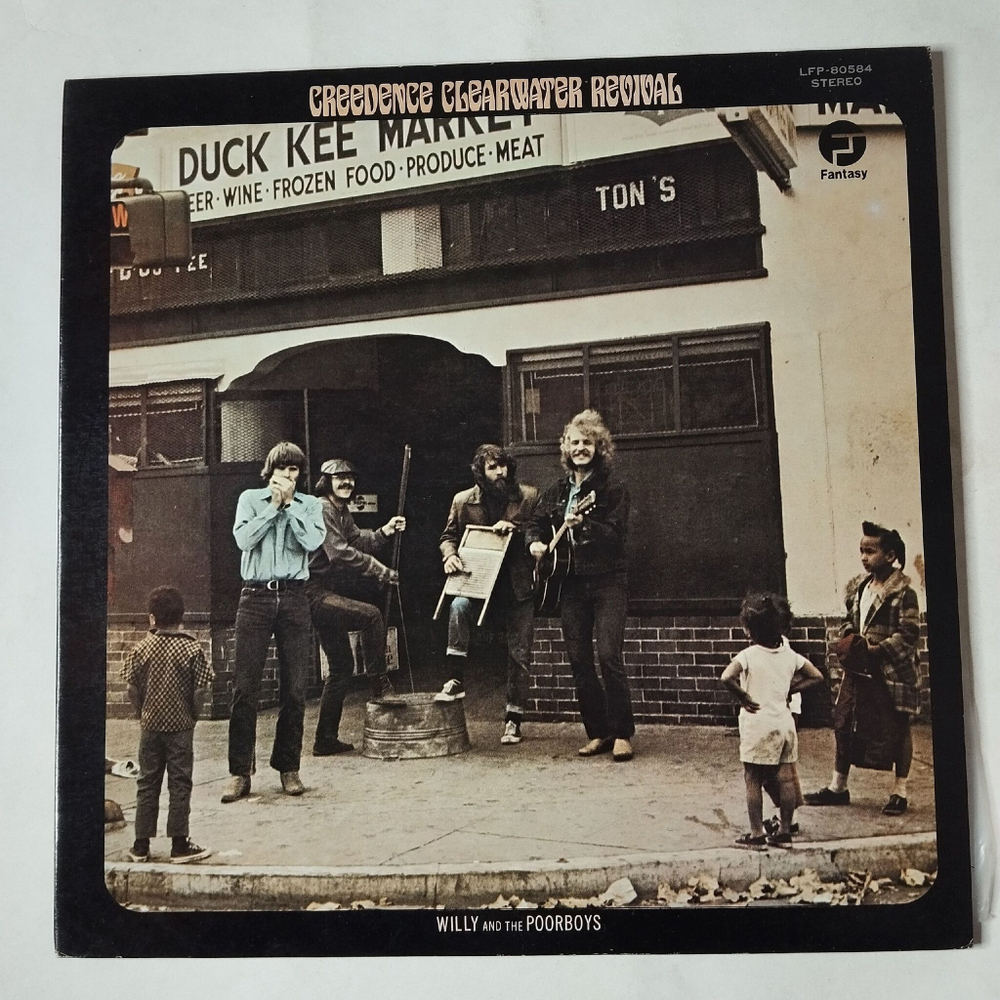 Винтажная виниловая пластинка LP Creedence Clearwater Revival Willy And The Poor Boys (Japan 1972) (No Obi) Fortunate Son