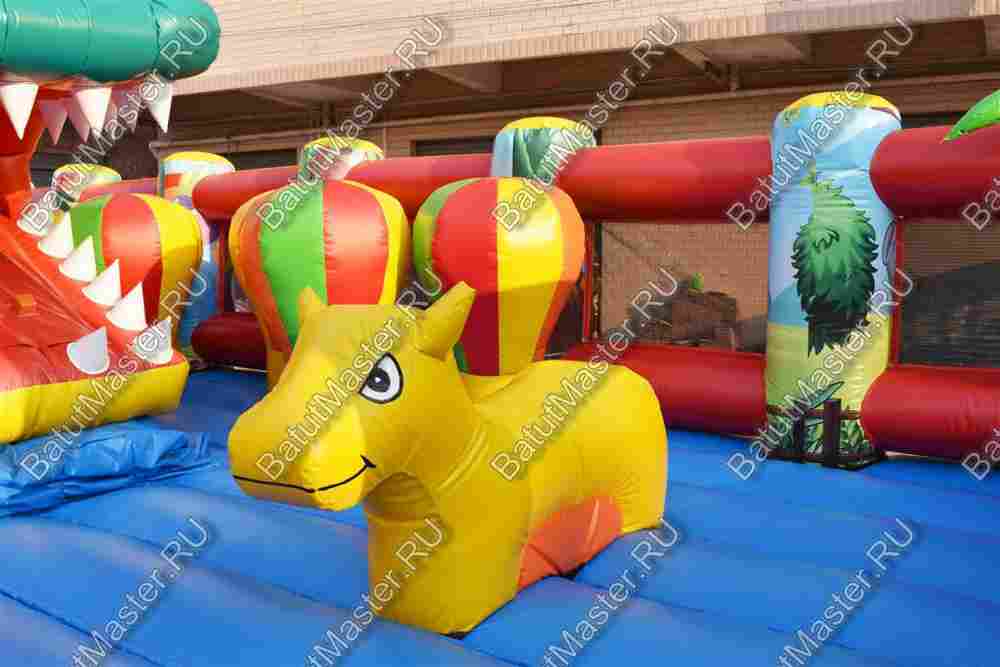 Профессиональный надувной батут "Гранд-саванна" 17*10*9 м