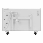 Конвектор электрический Denzel XCE-1000, 230 В, 1000 Вт, белый, сушилка, колеса, Х-элемент, 98130