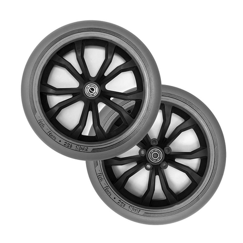 Набор 2 колеса (230мм+200мм) и 4 подшипника ABEC 9  для самоката Sport 230мм 1/10