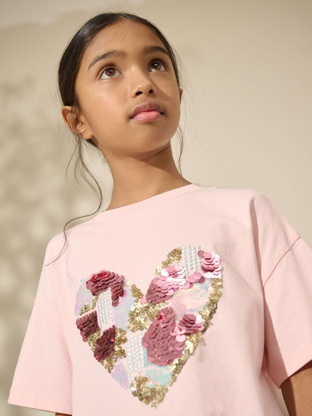 Футболка для девочки Next AK7-098, Розовый