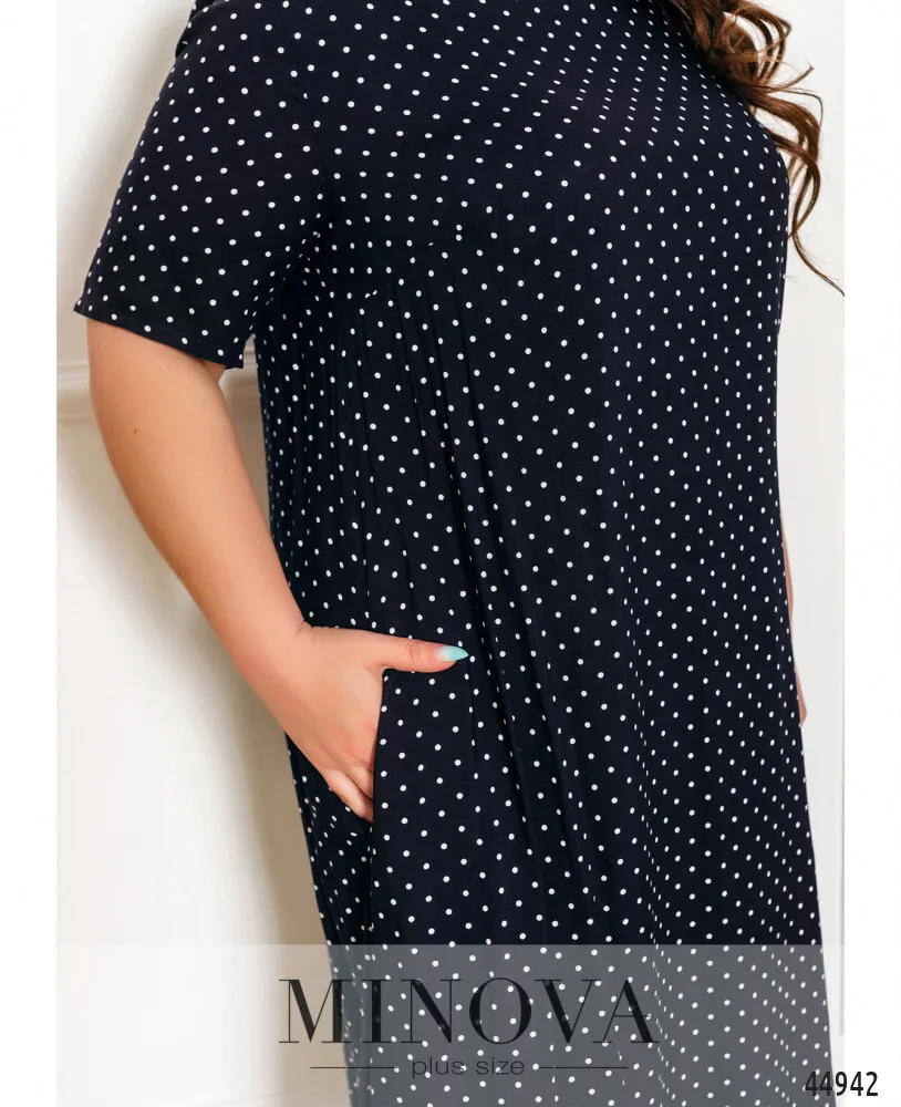 Платье 21-10-синий Minova