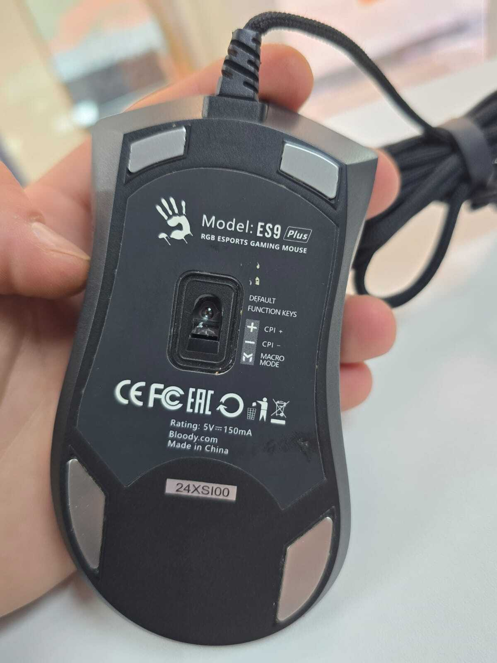 Мышка проводная игровая A4Tech Bloody ES9 plus