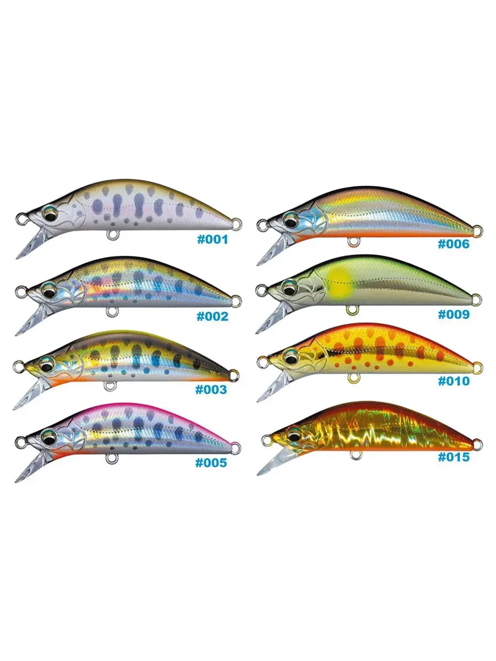 Воблер Eden 50мм 4,5г тонущий, цвет 002