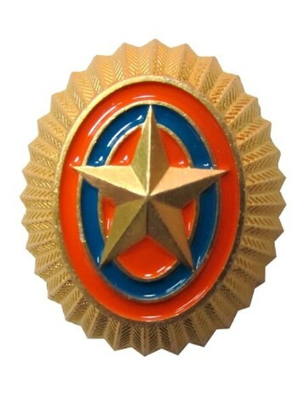 Кокарда МЧС н/о со звездой малая