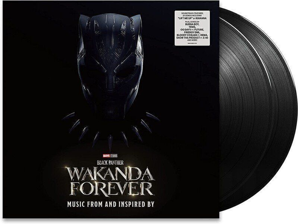 OST - Black Panther: Wakanda Forever - Rihanna Main Theme 2LP виниловая пластинка