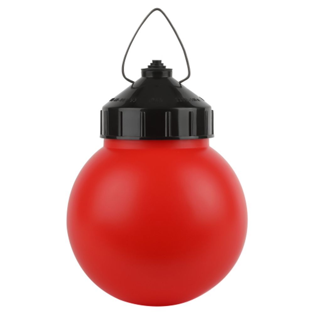 Светильник ЭРА НСП 01-60-003 подвесной Гранат полиэтилен IP44 E27 max 60Вт шар красный